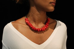 BIJOUX CORAIL ET ARGENT