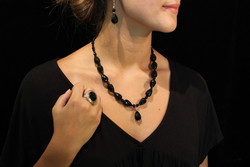 Pendentif Argent et Onyx 
